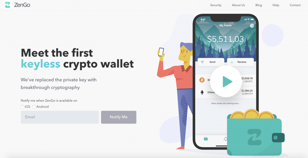 crypto wallet keyless