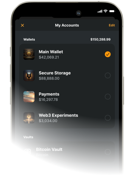 Zengo Multiple Wallet Picker